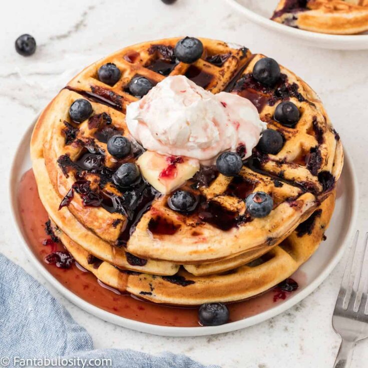 Image for Blueberry Waffles