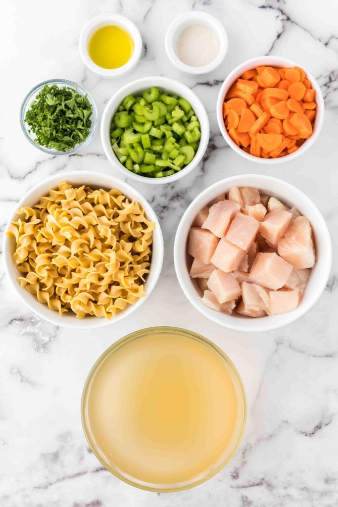 Instant-Pot-Chicken-Noodle-Soup-Ingredients