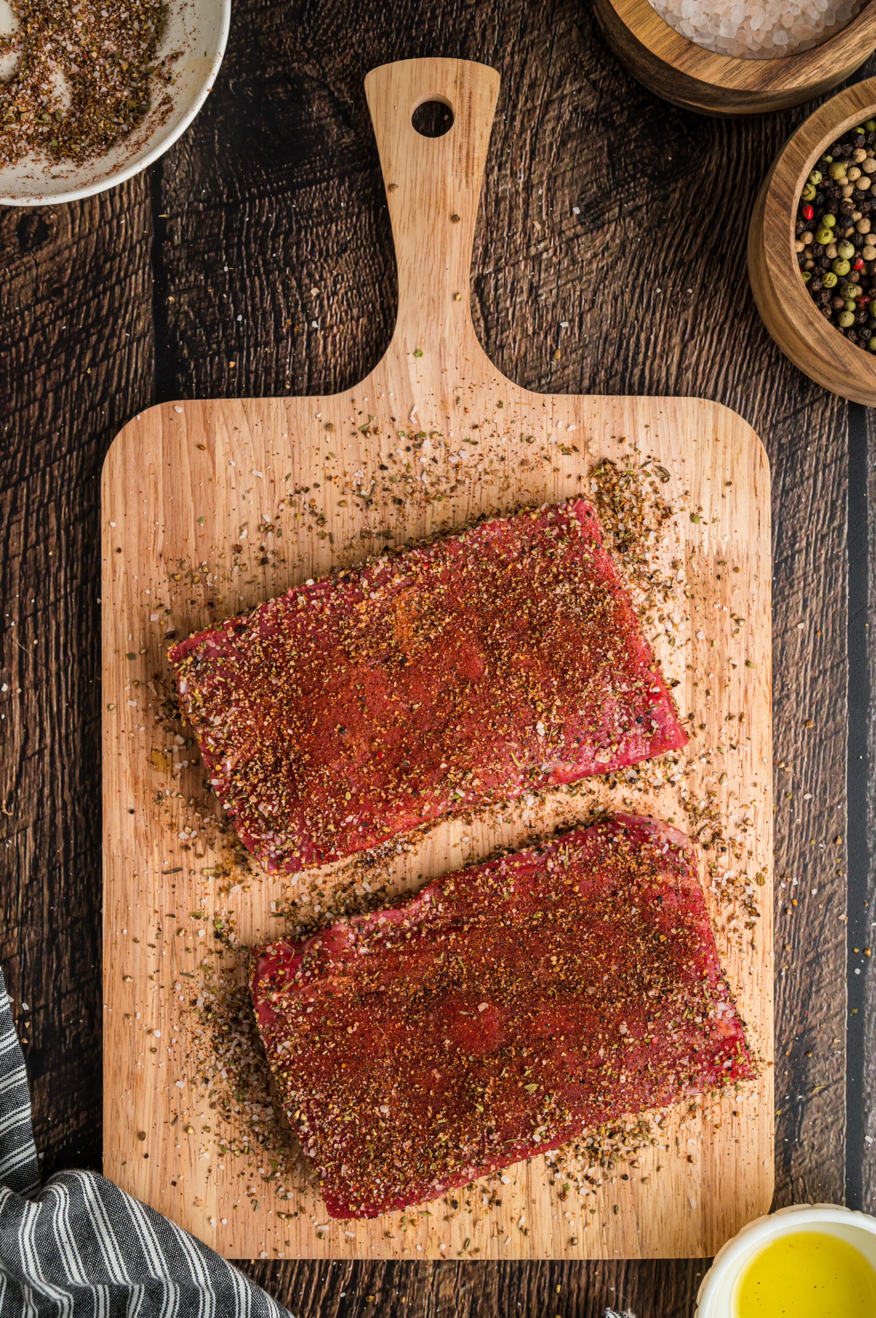 View of Grilled Flank Steak - Stephanie's Way